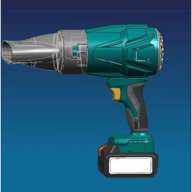 Lithium battery violent hair dryer 775 motor blowing leaves blowing dust construction site hair dryer 1000 grams air volume