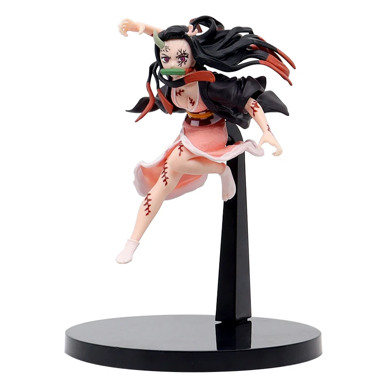 19-24CM Anime Demon Slayer Kanroji Mitsuri Kamado Tanjirou Kamado Nezuko Action Figure Model Toy gIFT