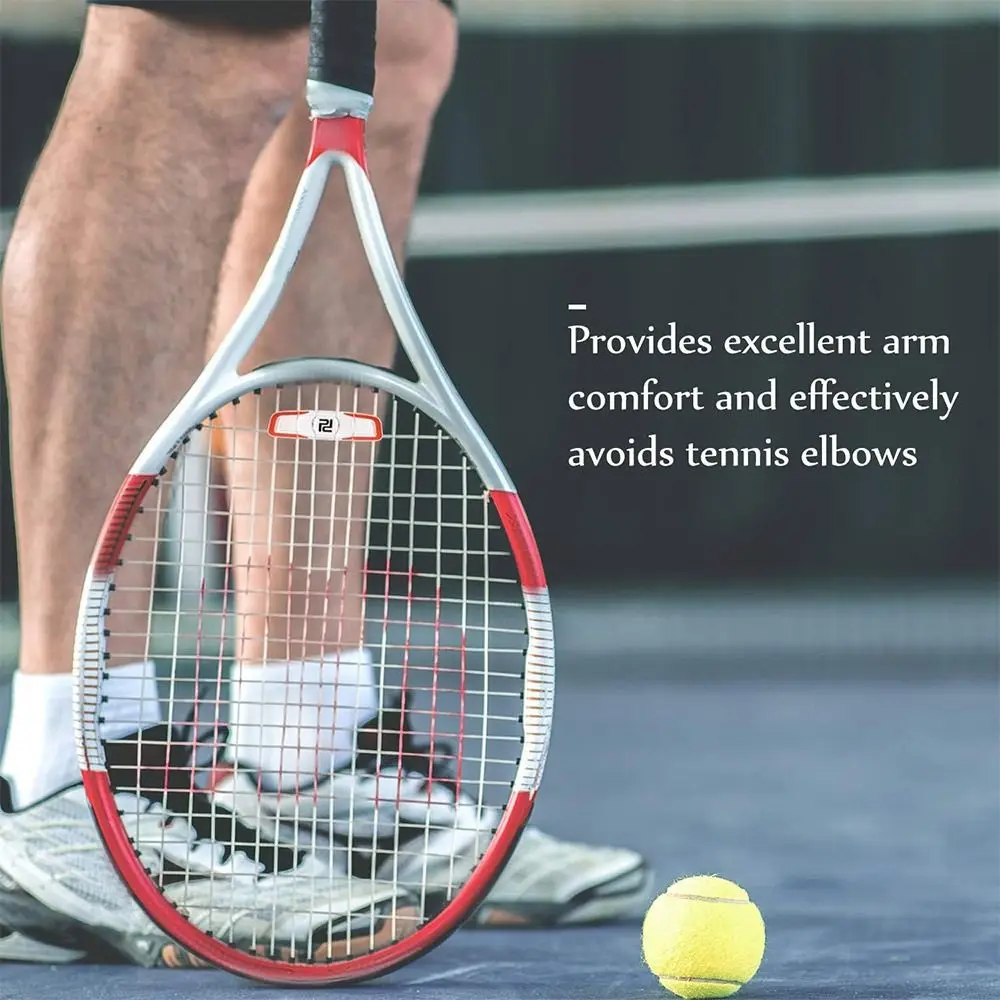 Soft Silicon Tennis Vibration Dampener Long Shockproof Tennis Racket Shock Absorber Shock-absorbing Strip Tennis Player