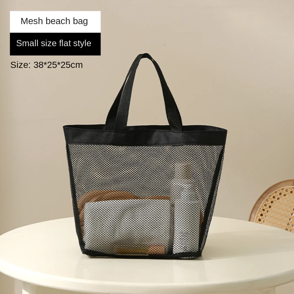 Hot Sale Large Capacity Mesh Wash Bag Mesh Wash Bag Breathable Shoulder Bag Foldable Portable Shopping Bag Totes Camping - view 5