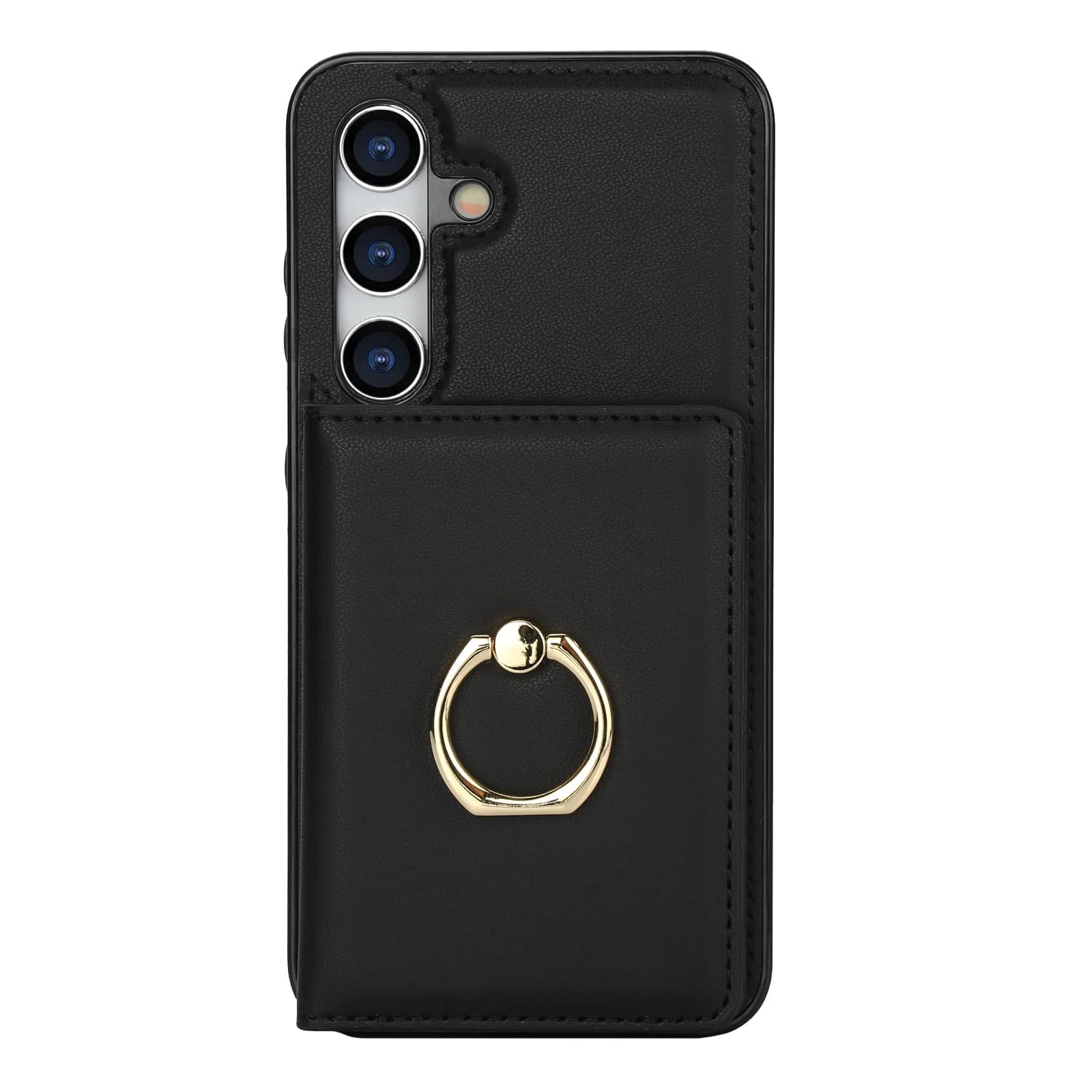 Portemonnee-etui met kaarthouder, 360° ° Rotatie Ring Kickstand Magnetische sluiting voor Samsung Galaxy A55/A35/A25/A12/A15/A54/A14/A73/A53