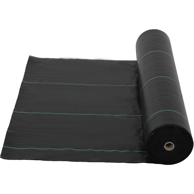 

6.5ft x 300ft Premium 3oz Pro Garden Weed Barrier Landscape Fabric Durable & Heavy-Duty Weed Block Gardening Mat, E