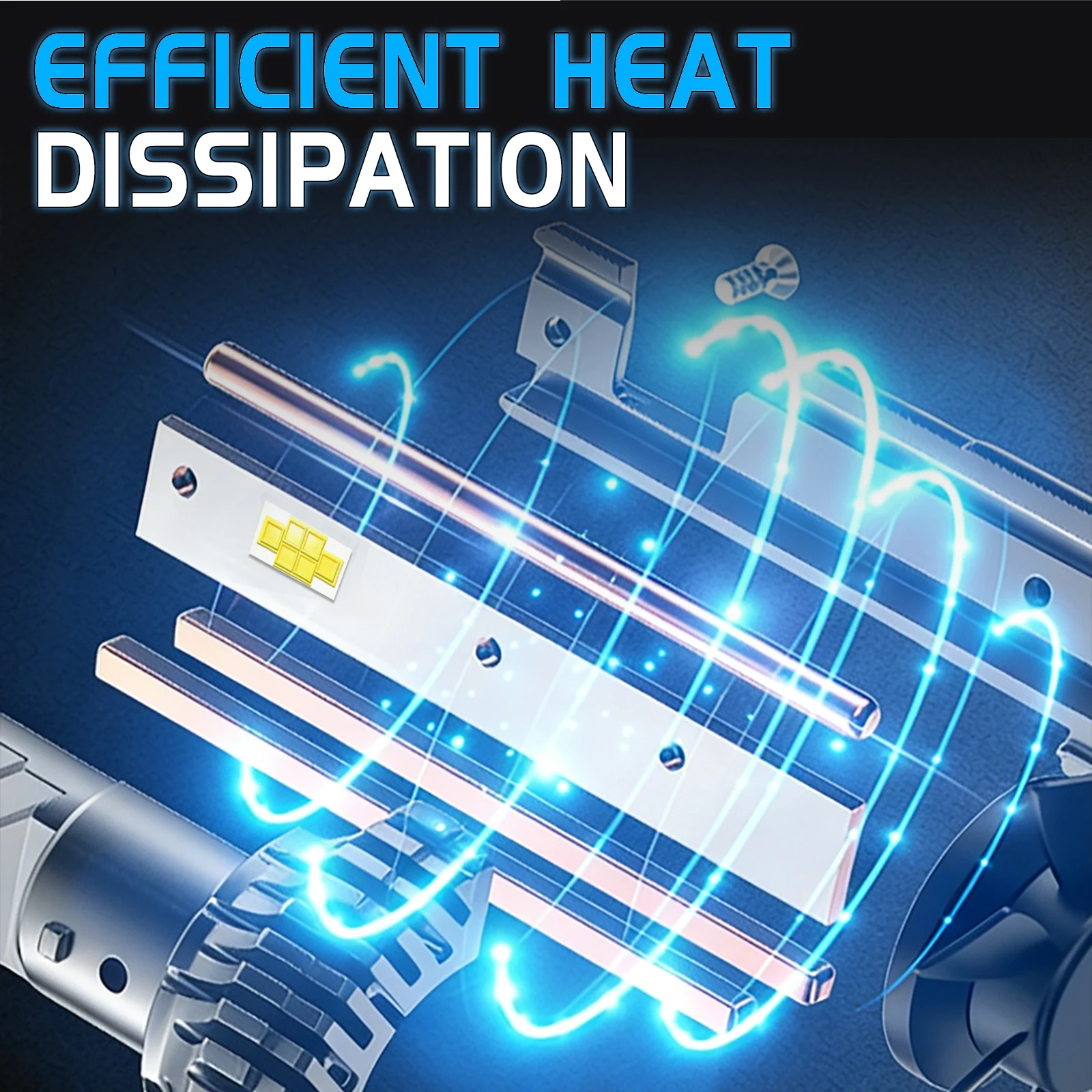 Bullvision H7 LED Canbus Headlight Super HB4 H11 H4 H1 9012 HB3 9005 9006 H8 Lights Plug-N-Play Bulbs 300W 6000K Auto Fog Lamp