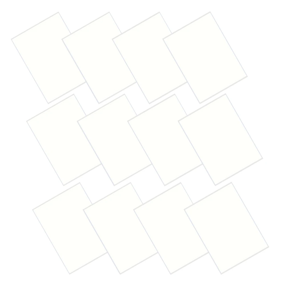 

25 Sheets Waterproof Shipping Labels Large Rectangle Stickers Synthetic Paper Adhesive Canning Tags Storage Bin Food Jar Packing