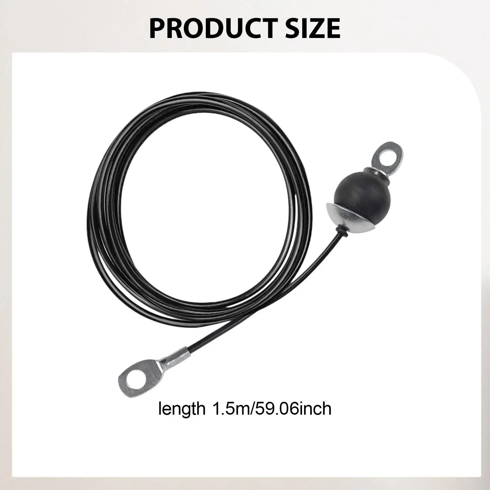Gym Resistance Wire Rope Fitness Pulley Cable Replacement with Stopper Ball for Home Gym Crossfit Training