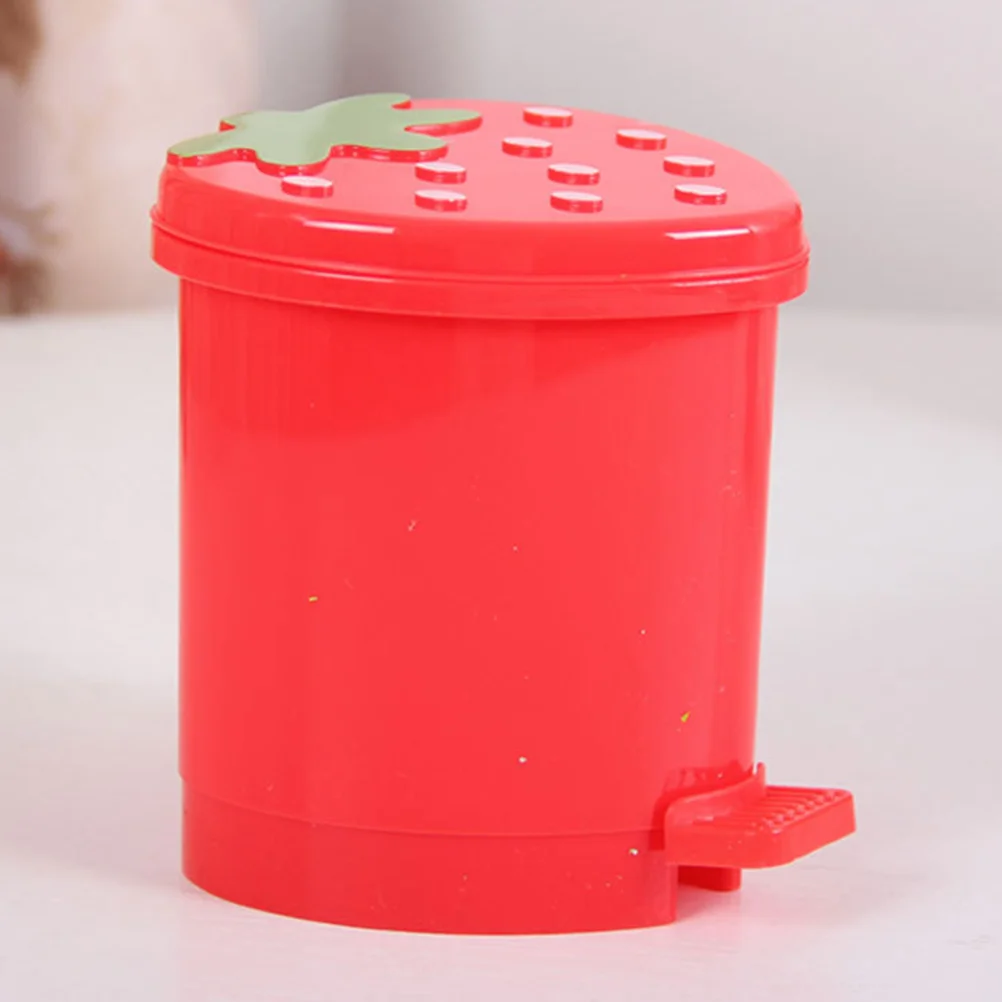 

Mini Desktop Trash Small Storage Bins Plastic Car Creative Wastebasket