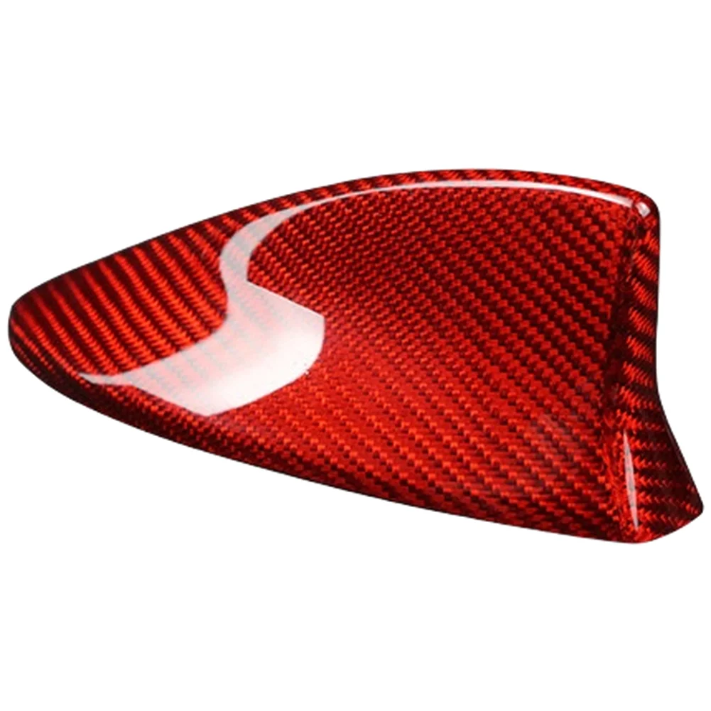 Antenna Button Cover Carbon Fiber Antenna Black Red Car Antenna Cover Carbon Fiber Composite Scratch Protection