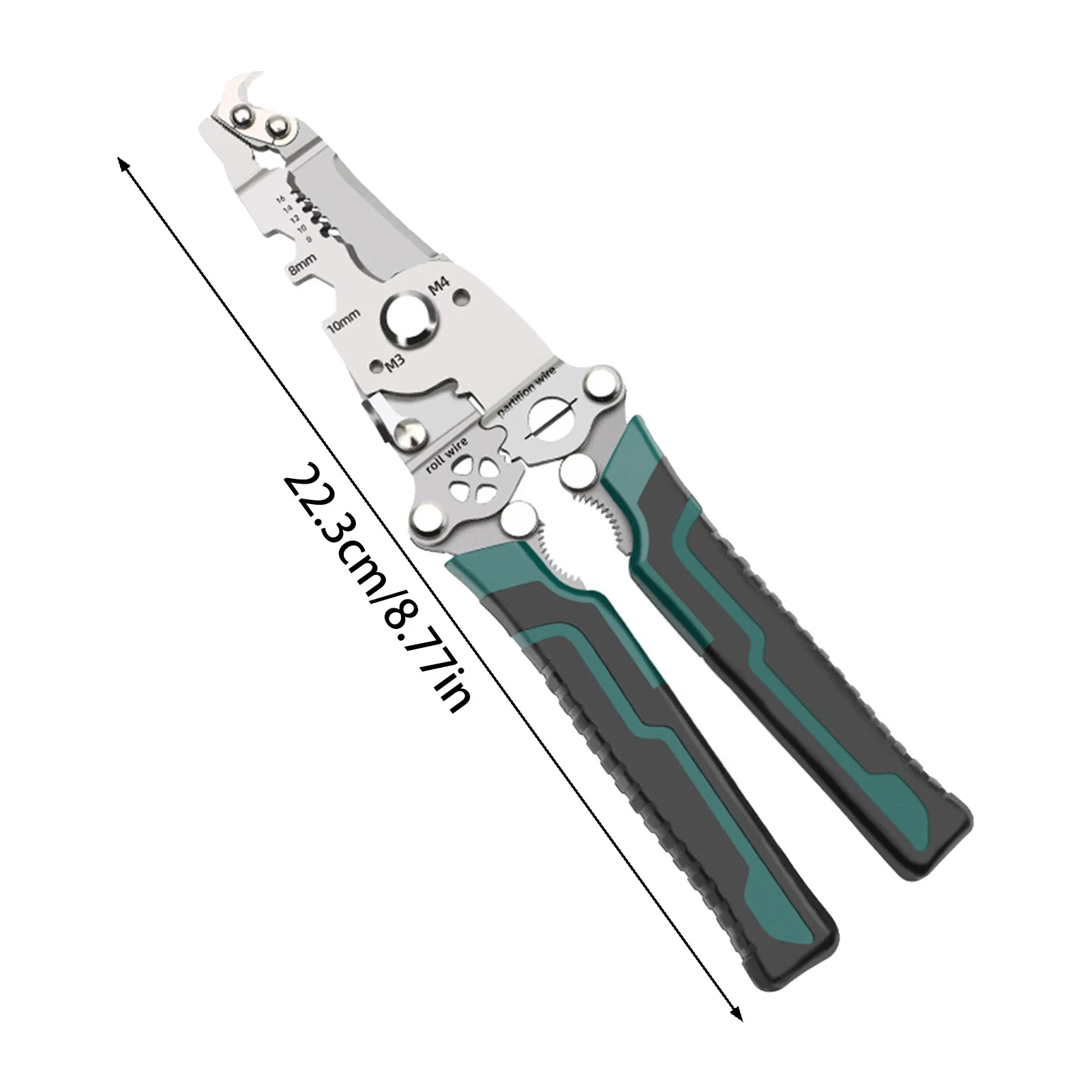 Multifunctional Foldable Wire Stripper Efficient Terminal Crimping Quick-Change Locking Design Essential Companion for