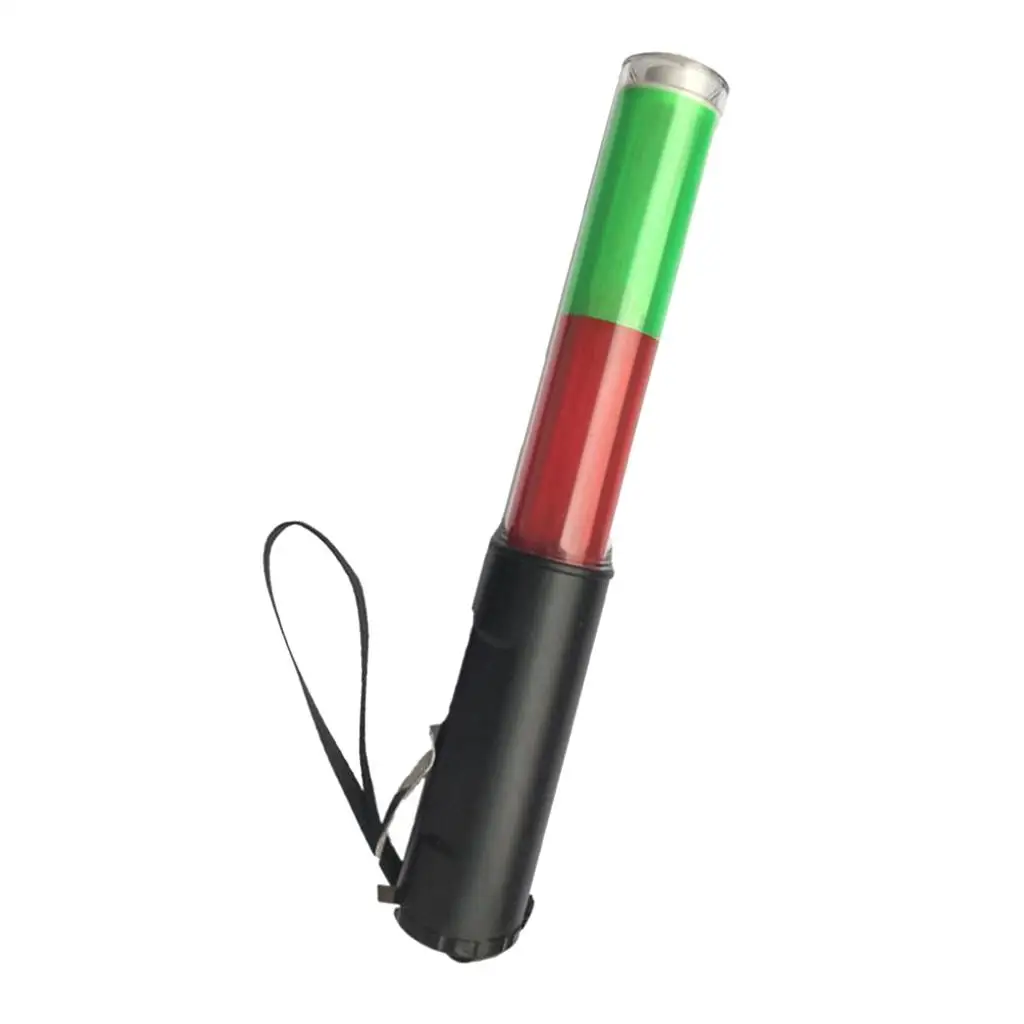 LED Flashlight Traffic Baton Modes Mini Fluorescent Sticks