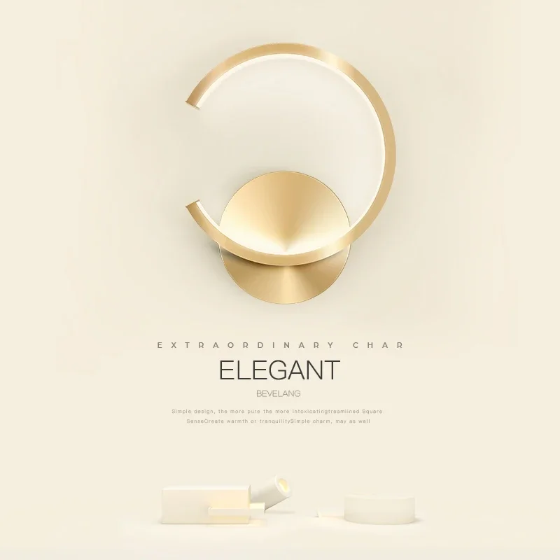 

Pop Modern LED Wall Lamp Nordic Black White Golden Wall Lighting For Living Bedroom Aisle Home Decor Fixtures Indoor Wall Lamps