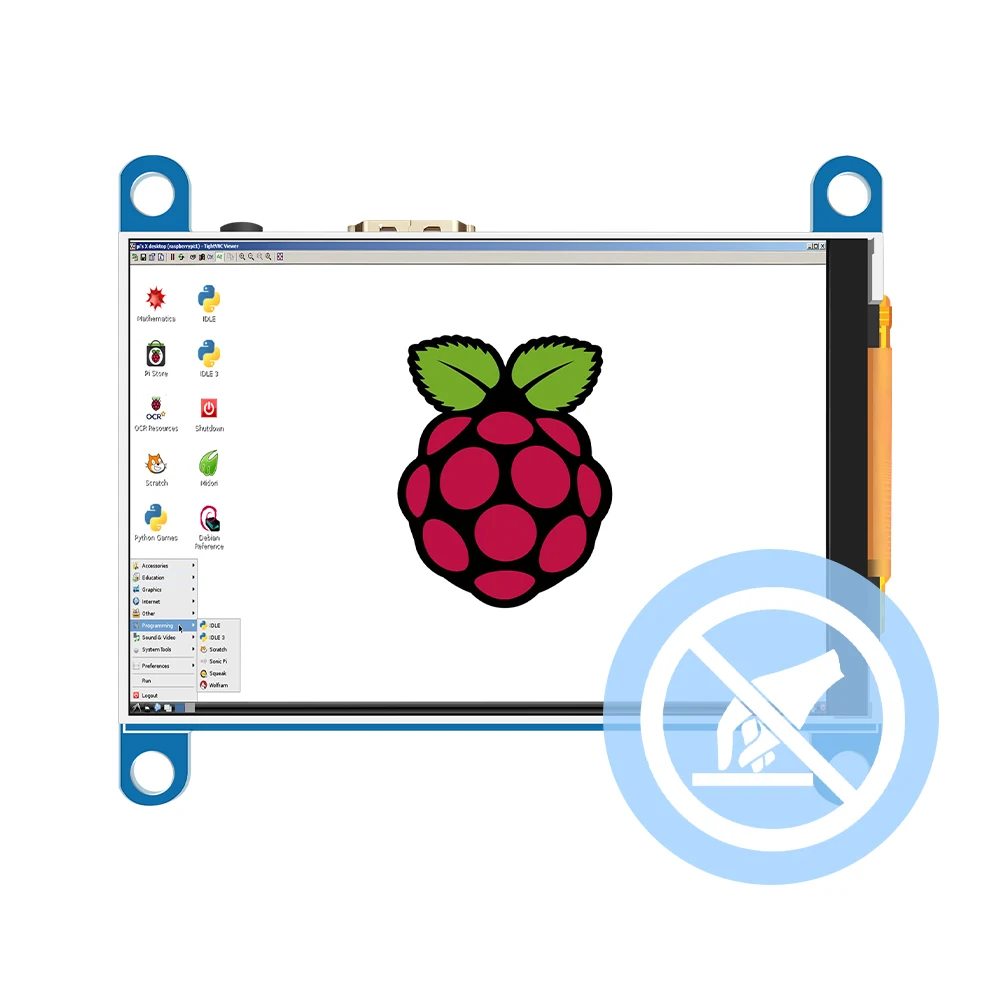 Portable Monitor 3.5 inch LCD hdmi Compatible Screen  HD(h) 320*480 MINI Display Support Raspberry pi with Computer