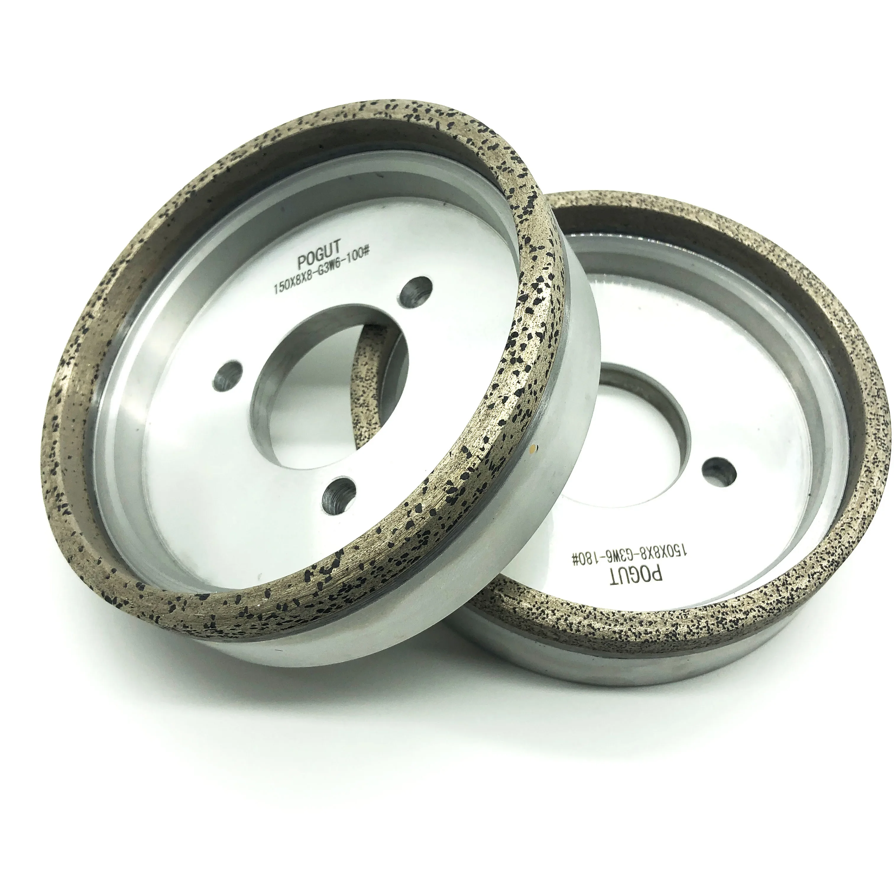 Abrasive Wheel 150*8*8 for Glass Straight Edge Grinding Machine and Double Edge Polishing Machine