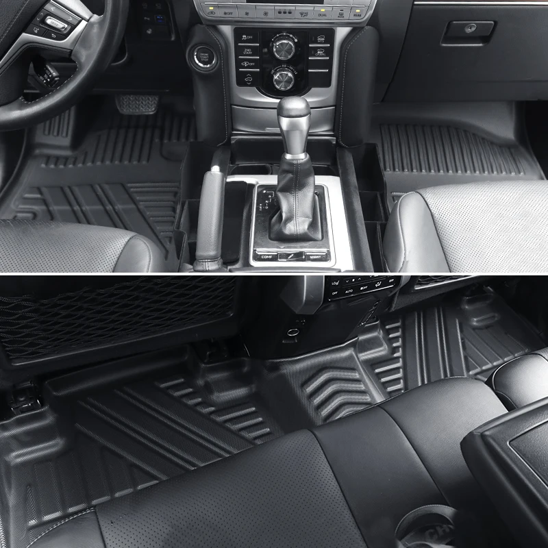 

For 2008-2023 Toyota Land Cruiser 200 Prado 150 Foot Mat LC150 LC200 Interior Accessories Upgraded Waterproof Mats & Carpets