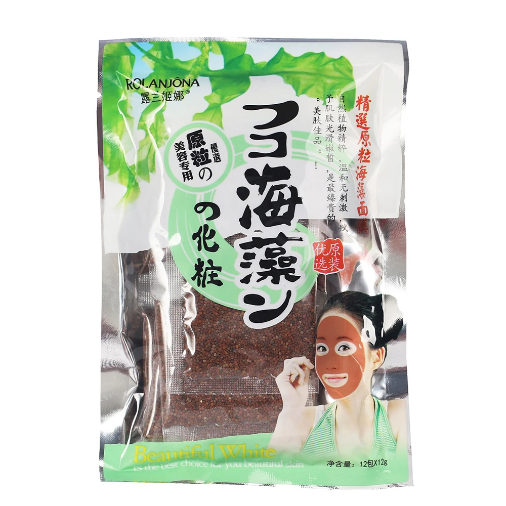 Seaweed Face Mask 12 Packets 12g Natural Import Seaweed Particles The pure Seaweed Beauty Mask White