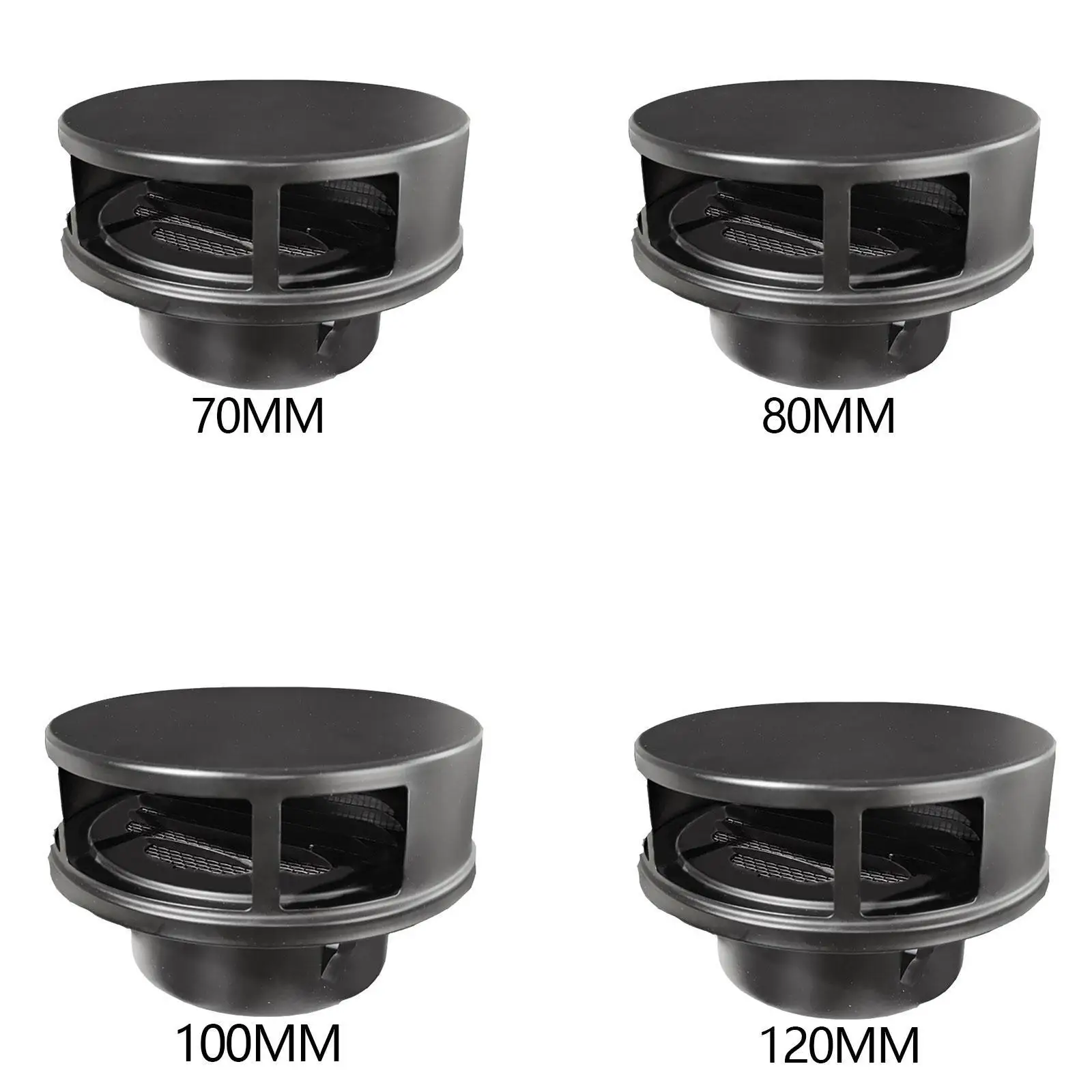 Copertura per sfiato rotonda Accessori multiuso facili da installare Parti di riparazione resistenti al calore Copertura per sfiato a soffitto Presa di ventilazione