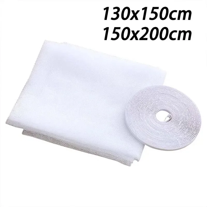 Mosquito Net Window Self-adhesive Type No Need to Punch Holes Invisible Anti-mosquito Sand Window Net Simple Home Textile Garden