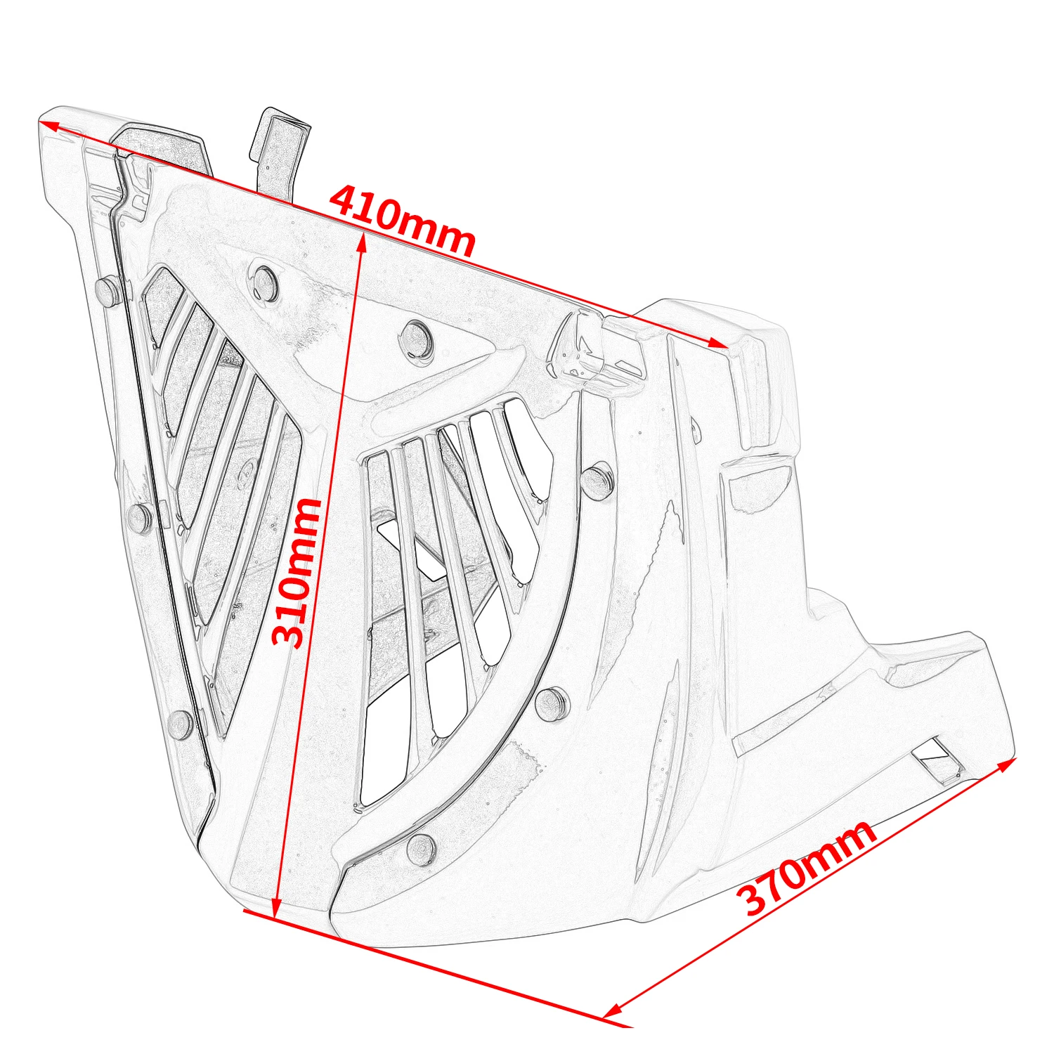 دراجة نارية المحرك السفلي البطن عموم المفسد هدية لهوندا المتمردين 500 CMX500 CM500 2017 2018 2019 2020 2021 2022 2023 2024