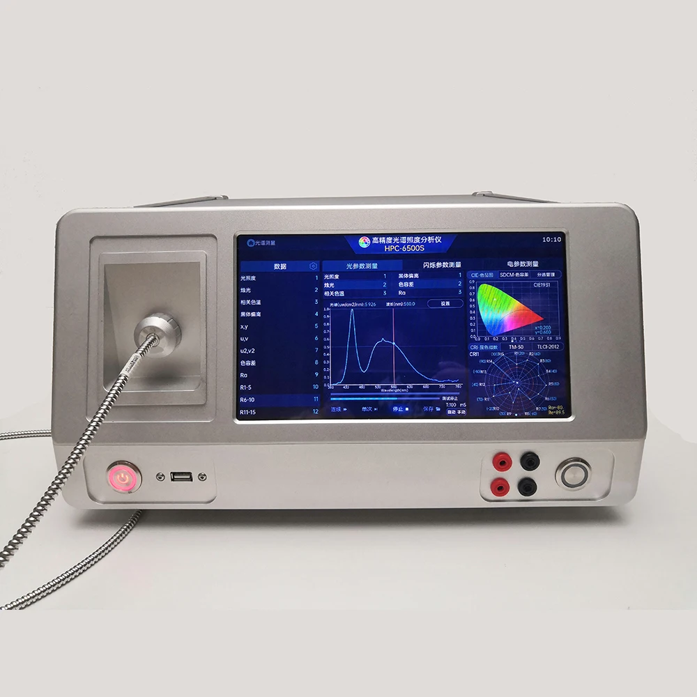 HPCS-6500 Spectroradiometer for Led Test with Integrating Sphere