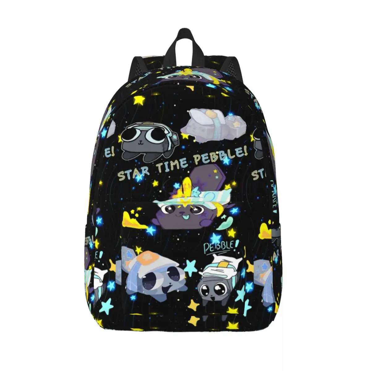 

Dandys World Pebble Backpack for Men Women Fashion Student Work Daypack Laptop Canvas Bags Gift
