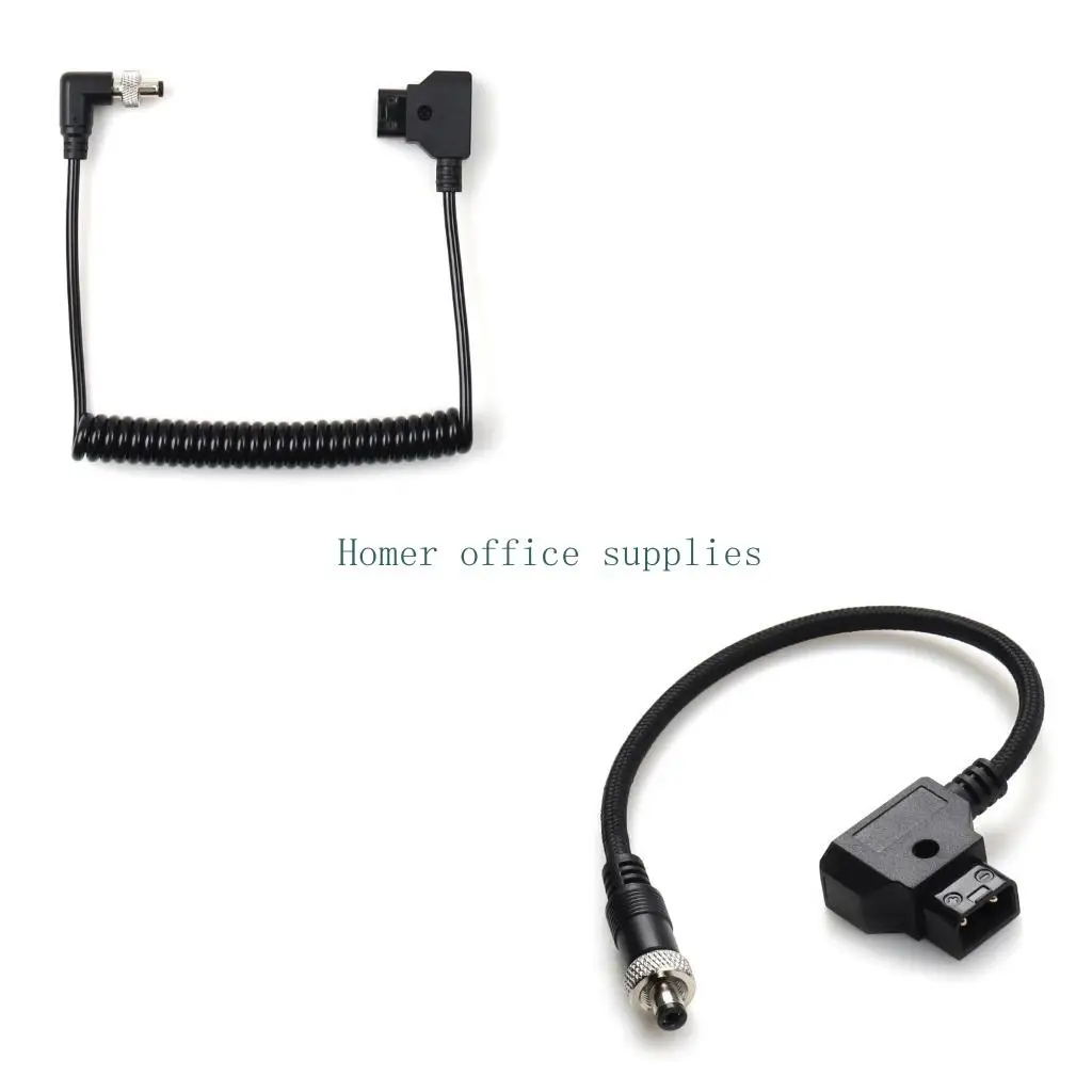 K43B Reinforced D-TAP To DC5525 Male Connector Cable For Reliable Power Transmission