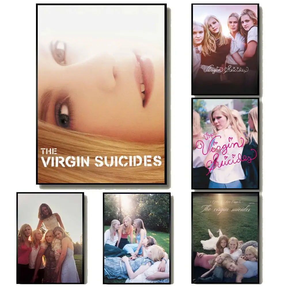 Indie Drama Movie T-The Virgin Suicides Poster Modern Minimalist Wall Art Prints for Home Decor Interior Bedroom Living Room
