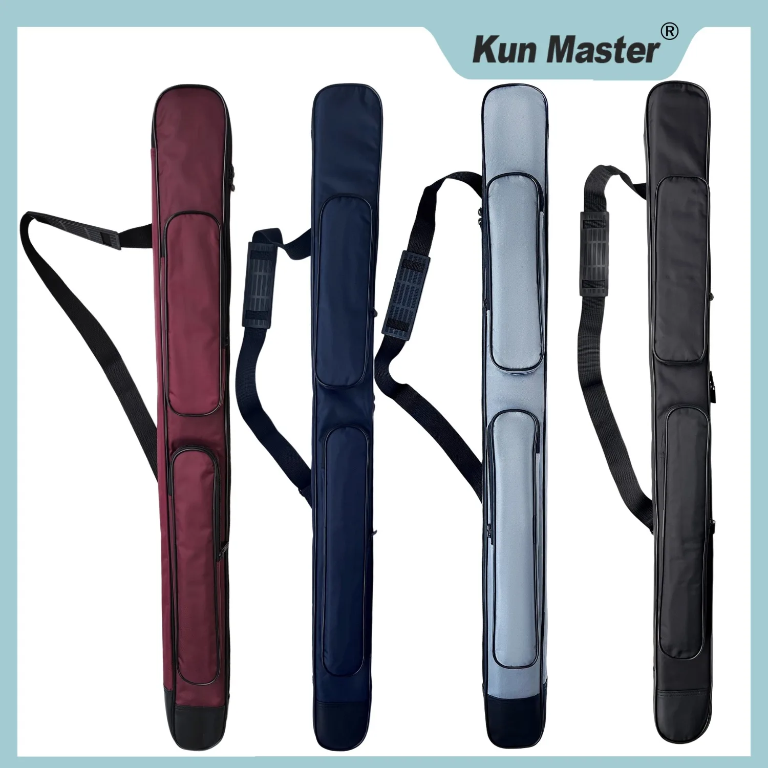 Tai Chi Sword Bag Martial Art Case 41in 105cm Equipment Bag Hold 1 Sword Sturdy Nylon Waterproof Weapons Case Durable Zipper
