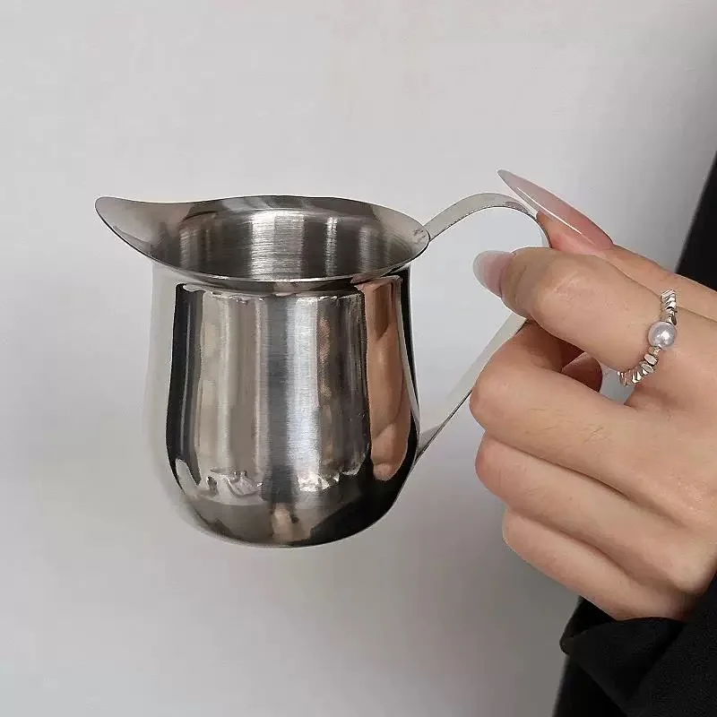 Stainless Steel Milk Jug, Espresso Cup, Ounce Cup, Small Mixing Cup, Milk Cup, Western-Style Sauce Cup, 60ml, 1 Piece