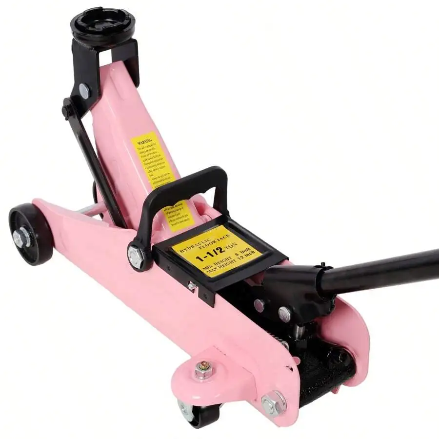 [Free Shipping] Hydraulic Floor Jack 1.5 Ton For Garage Workshop Vehicle Repair, Steel Construction Compact Design Lightweight