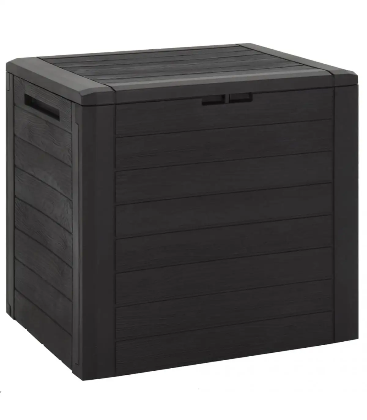 Outdoor storage boxes Brown polypropylene garden storage box 58,5x46x55 cm