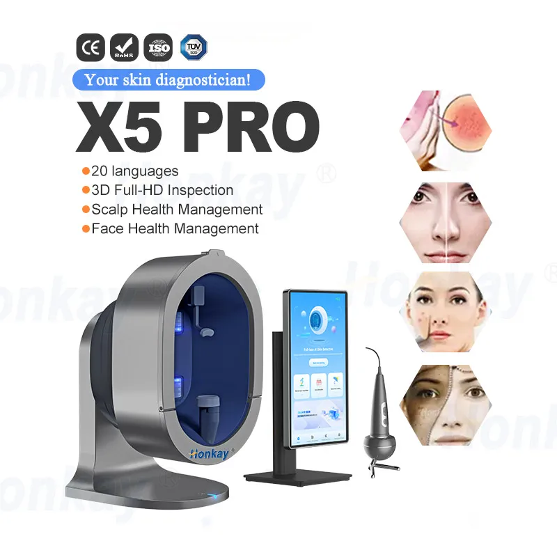 

YYTINProfessional 2in1 High Definition Hair Follicle Detector Hair Scalp Analyzer Analyzer Machine Facial Diagnostic For Sal
