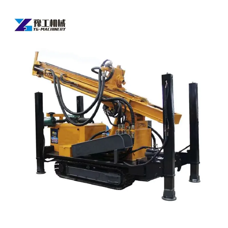 DTH Borehole Drilling Machine Water Well Drilling Rig With RC Jack Hammer