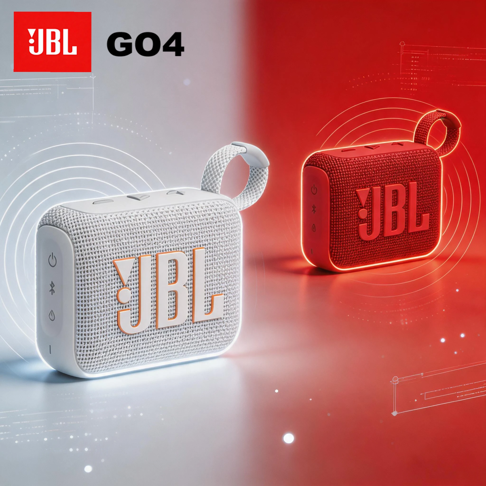 El JBL Go 4 cuenta con una respuesta de audio ultrarrápida de microsegundos y una alineación perfecta de sonido — diseñado para una experiencia cinematográfica y juegos móviles.
