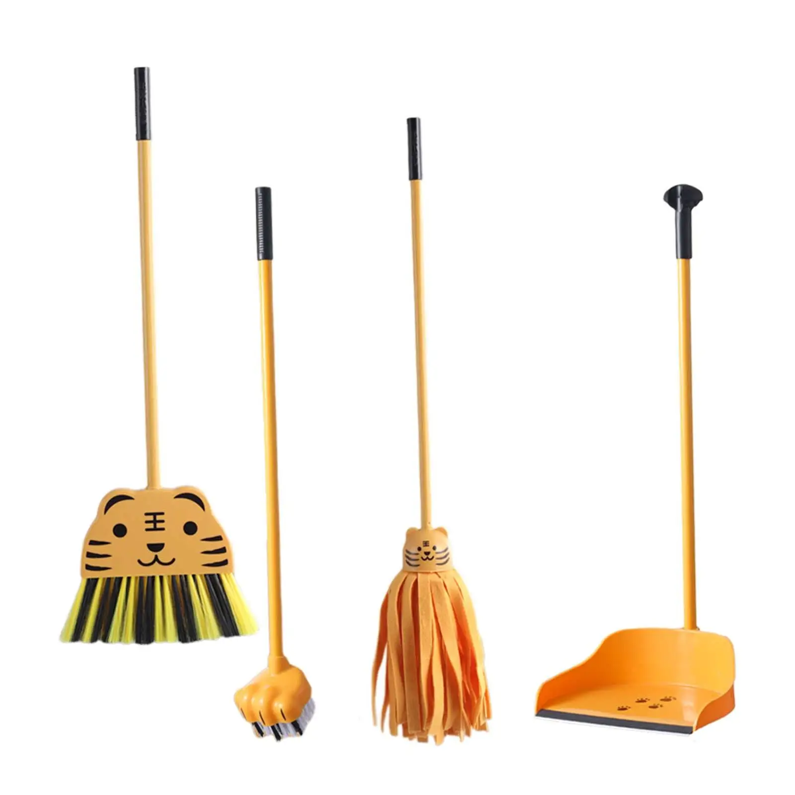 Mini Broom and Dustpan Set for Kids Children Housekeeping Cleaning Tools Cute Develop Life Skills Household Kids Cleaning Set