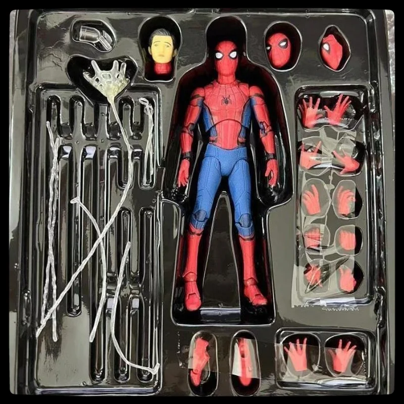 

Анимационный персонаж Marvel MAF047 Мстители, фильм, суставы, подвижная модель Человека-паука, фигурка куклы, игрушка Европа и Америка