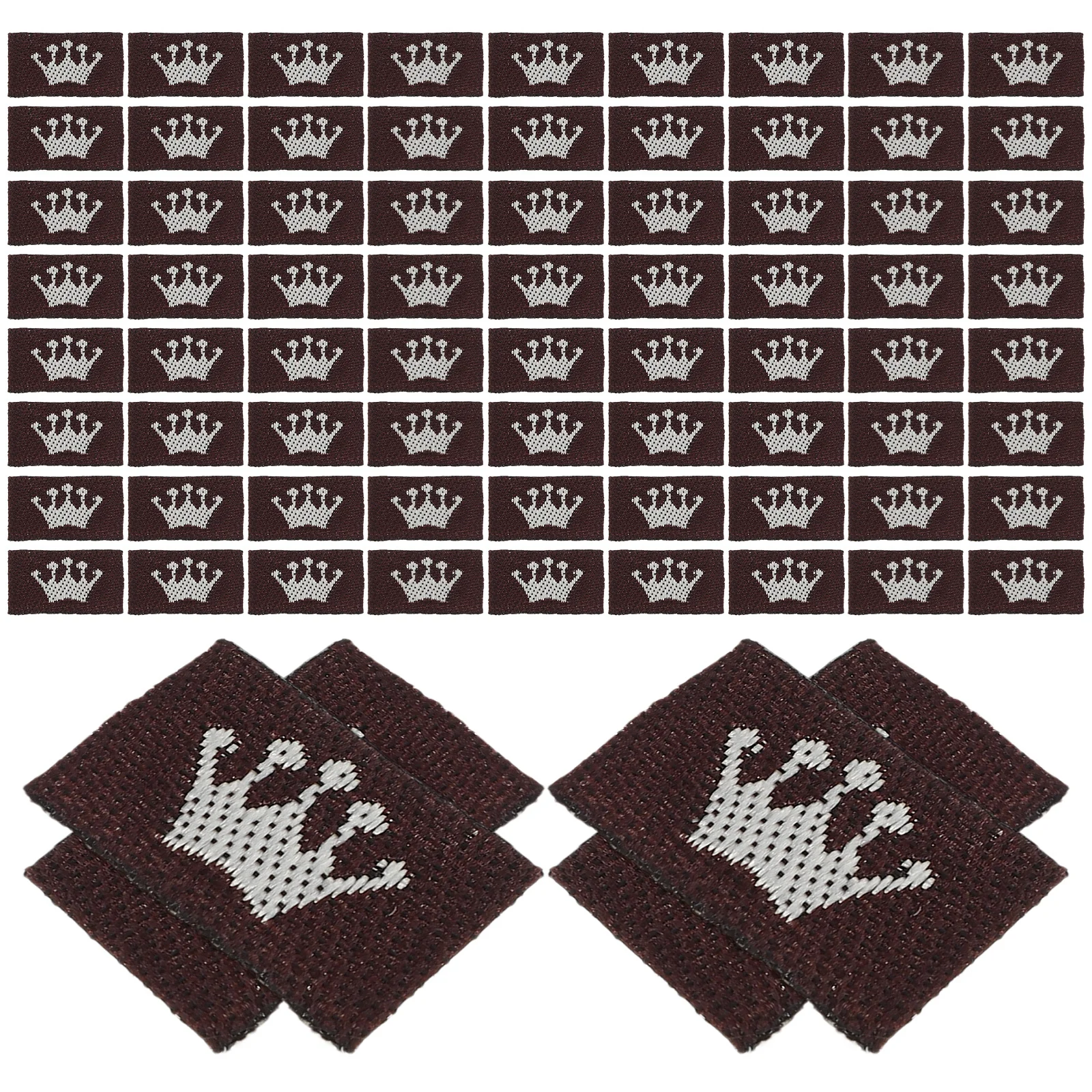 

500Pcs Custom Garment Tags Washable Clothes Labels for Handmade Scrunchies and Crochet Crafts Clothes Labels Washable