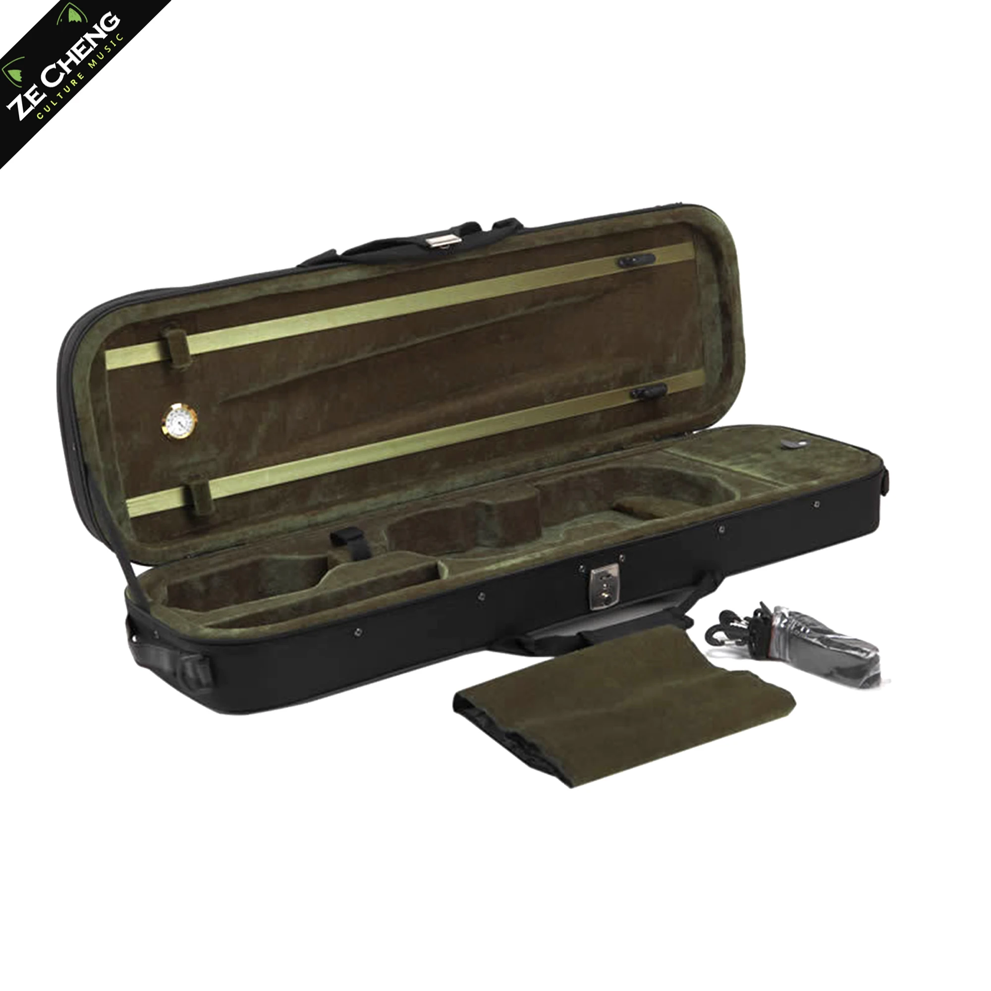 

Black Oxford Cloth Violin Bag with Hygrometer, High Quality Foam Violin Box 1/4 Violin Box, 1/2 Violin Box, 1/8 Violin Box