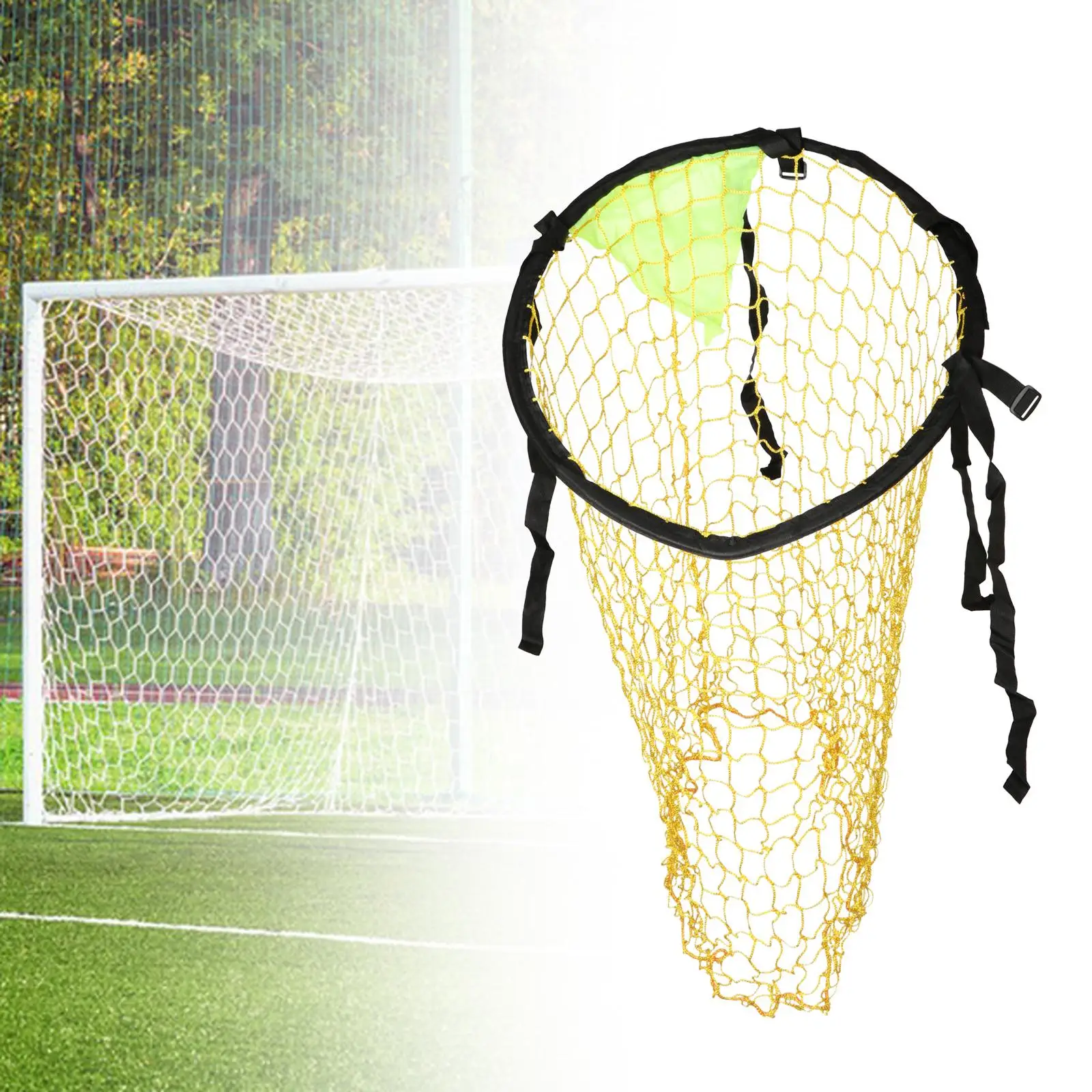 

Soccer Top Bins Soccer Target Goal with Adjustable Straps Soccer Field Net