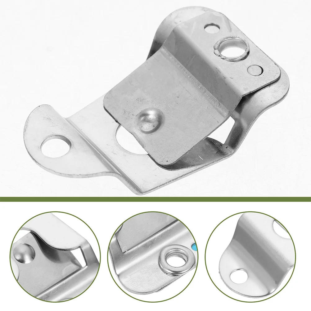 

6Pcs Universal Metal Microphone Holder Clip Radio Mount Handheld Mic Hanging Bracket Accessory Cb Radio Mount