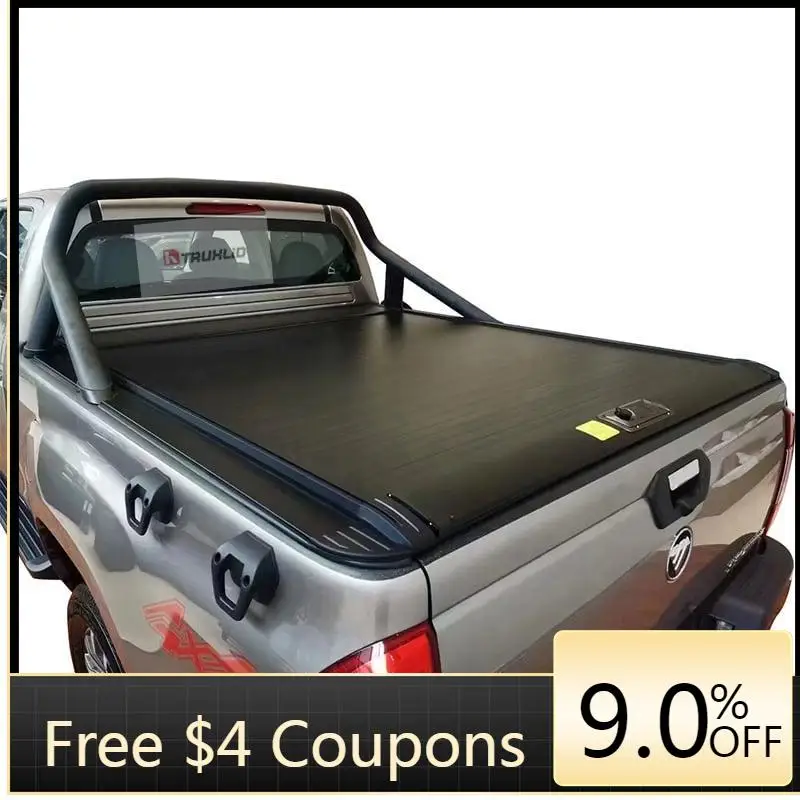 

Deren High QualityHeavy Duty Aluminum Slat Retractable Tonneau Cover for Foton Tunland Locking Roll-up Truck Lid