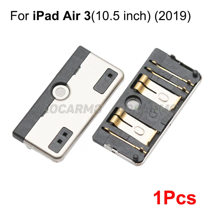 Aocarmo For iPad 5/6/7 2017 2018 2019 10.2 Pro 9.7 10.5 12.9 Battery FPC Connector Contact On Mainboard  For iPad Air Air2 Air3