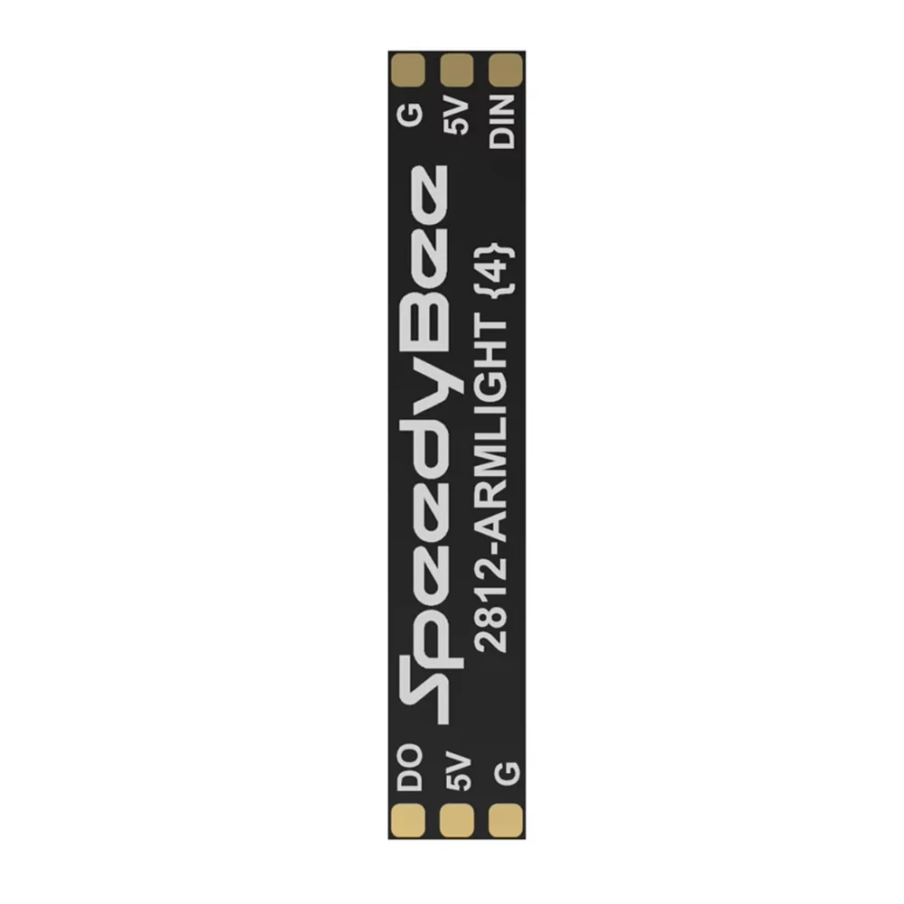 4pcs SpeedyBee FPV Drone 2812 RGB Programmable LED Arm Light Strip 5V RGB For RC FPV Racing BWhoop Drone