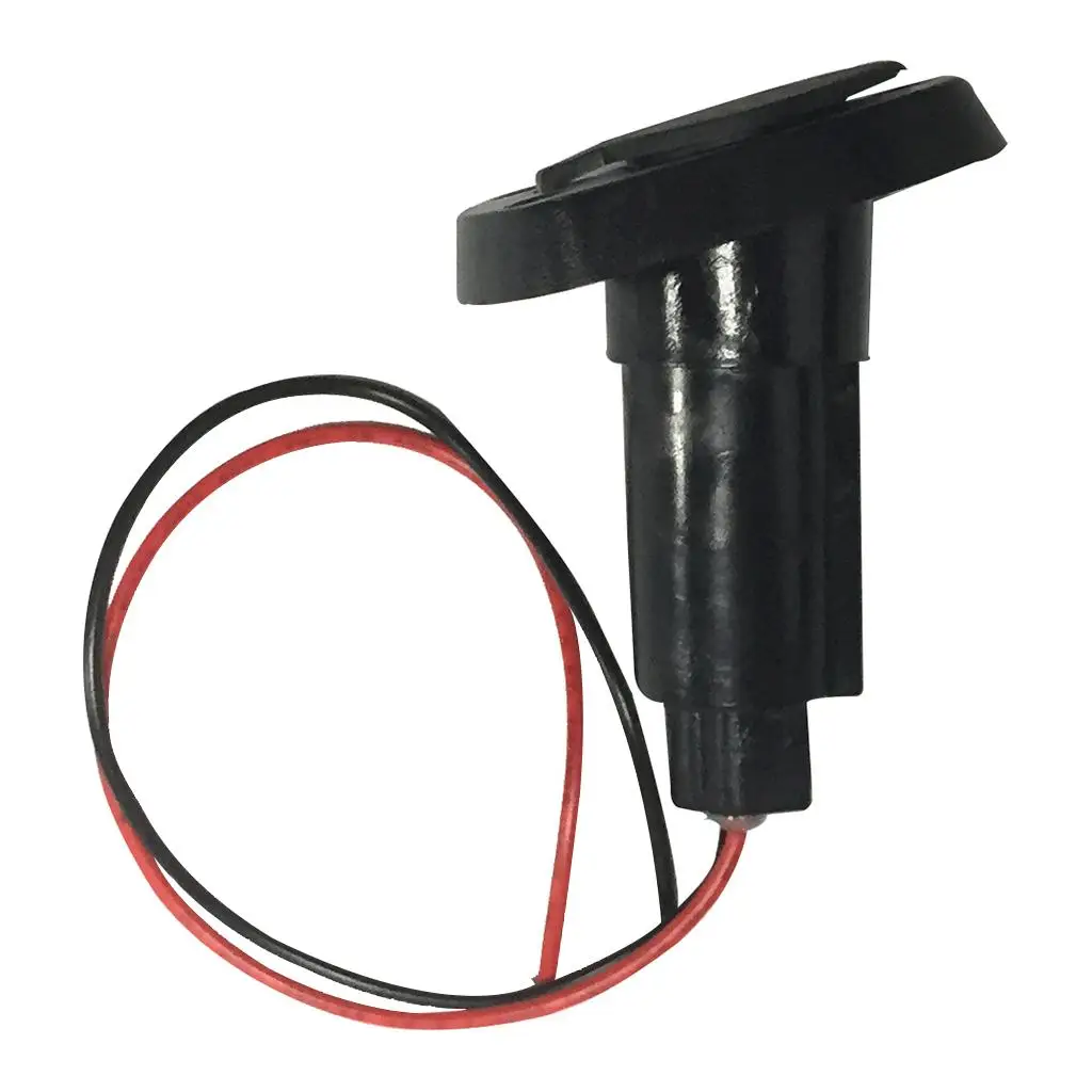 Marine Boat 2 Pin Stern Light Plug-in Pole Base Socket Replacement Waterproof Snap-on Cover Seasense Stern Light Base