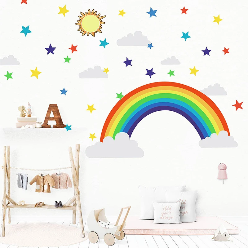 Creative for durable Practical Wall Sticker Background PVC Waterproof Accessory Bedroom DIY Decal Home Creative