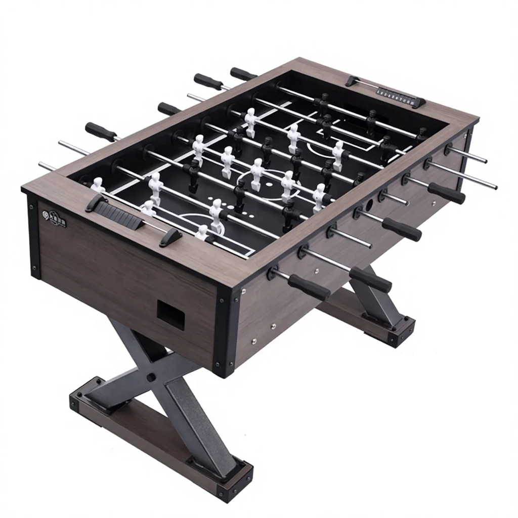2026Wholesale Price JX-169C Wooden Leg Standard Table Football Pro Foosball Customizable De bar