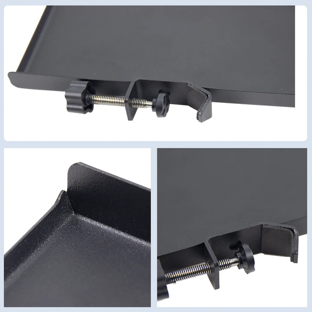 Microphone Tray Sound Card Display Useful Stand Storage Holder for Clamp-On Rack Mount Broadcast Laptop