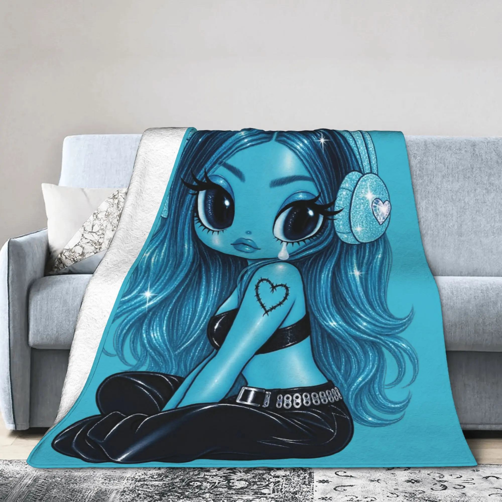 K-Karoled G NMADST New Album Merch Blankets Soft Fleece  Throw Blanket Cozy Bedspread