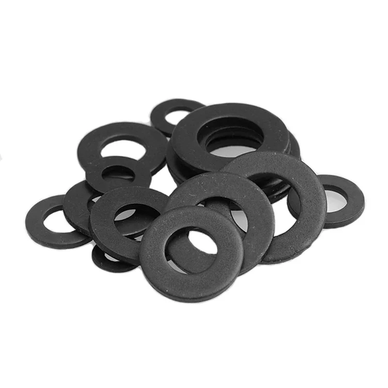 GB97 DIN125 Black Grade 8.8 Steel Plain Gasket Flat Washer M2 M2.5 M3 M4 M5 M6 M8 M10 M12 M14 M16 M18 M20 M22 M24 M27 M30