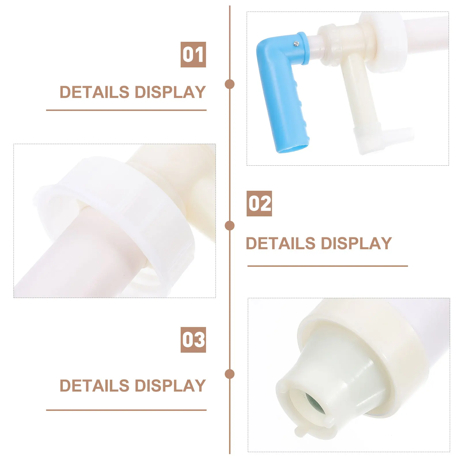 

2Pcs Fluid Pump High Quality Material Bucket Hand Press Dispensing Long Lasting Use Good Experience Fluid Pump