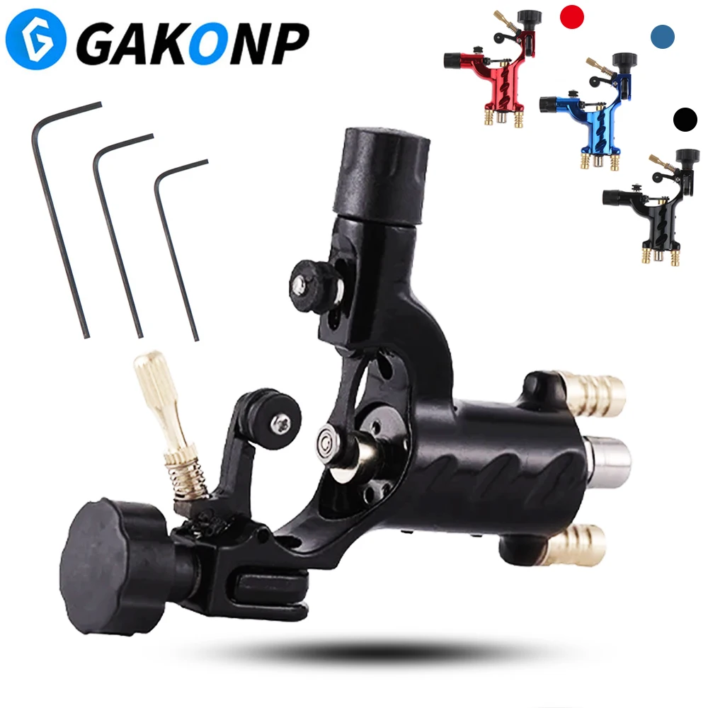 

Professional Rotary Tattoo Machine Black/Red Tatoo Motor Gun for Tattoo Permanent Makeup Tool Supply for Shader and Liner