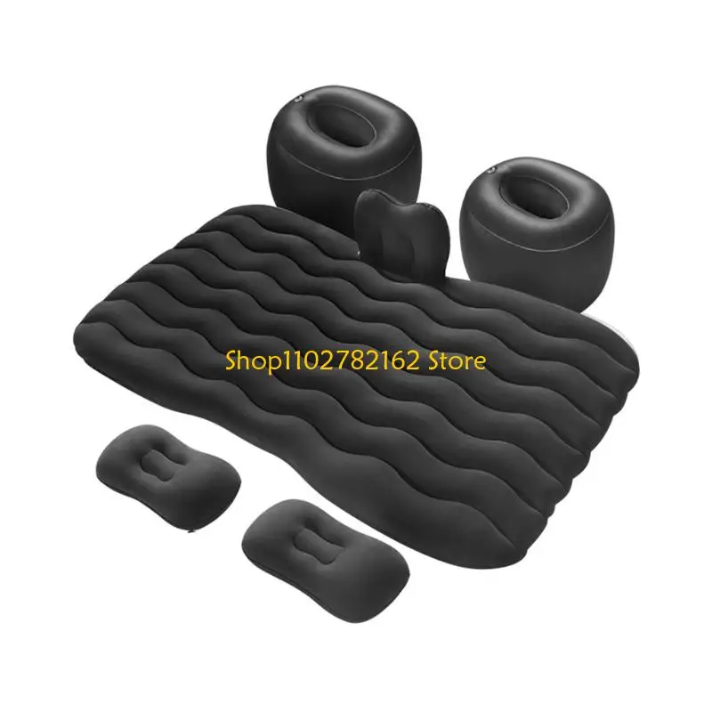 547B Quick Inflation Travel Bed Includes Pump and Pillow for Fast Setups in Vehicles